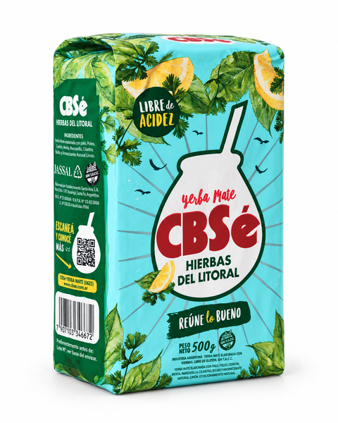 Yerba Mate CBSe Hierbas del Litoral 0,5 kg