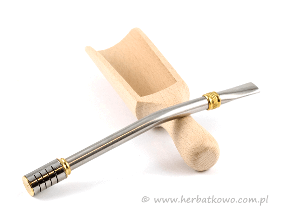 Bombilla Del Vaquero stal nierdzewna 16 cm
